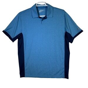 Nike Golf Polo Men's L Navy Blue Dri‑Fit Polyester Tour Performance Shirt M202